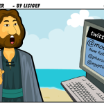 Moses on Twitter [COMIC]